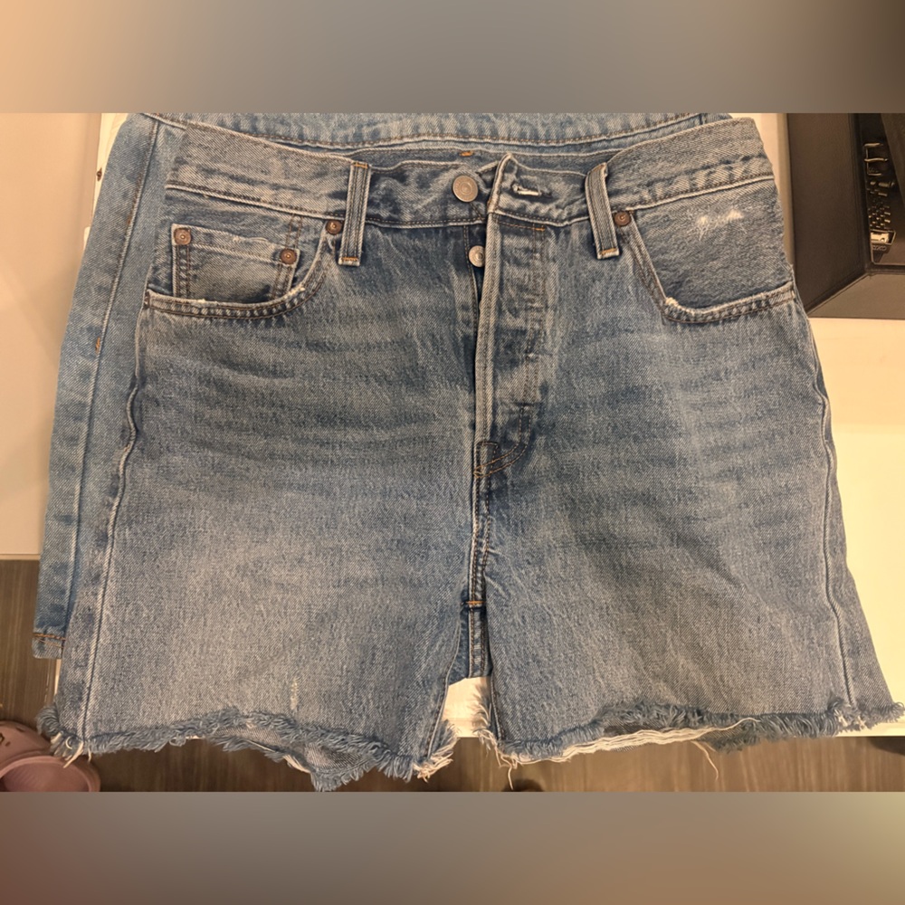 Levi's Women's Light Blue Denim Shorts